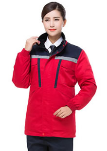 冬季棉衣工作服二合一设计